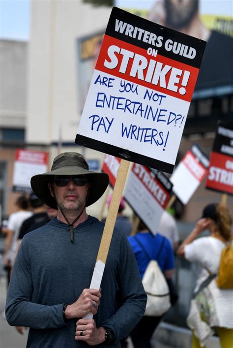 ‘We’re fighting against our extinction,’ striking writers ready for long battle