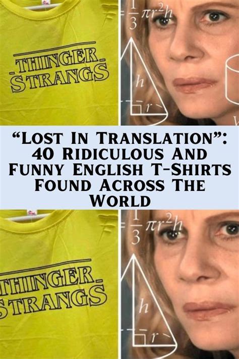 “Lost In Translation”: 40 Ridiculous And Funny English T-Shirts ...