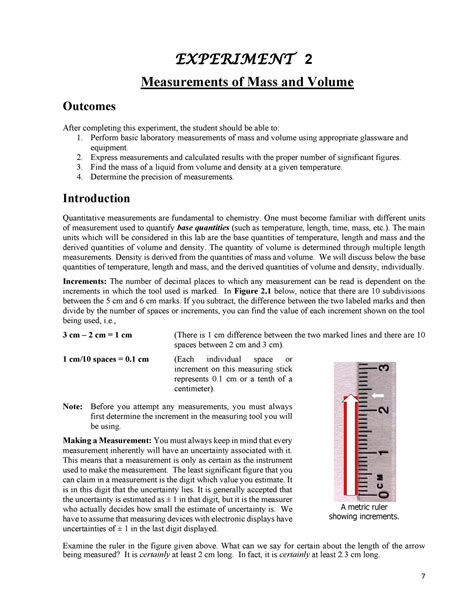 “Measurement” Lab Report