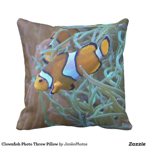 “clownfish Decorative Pillows & Poufs Zazzle