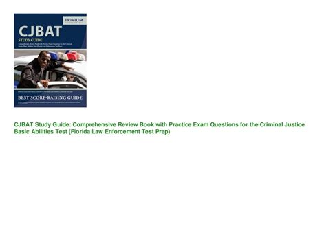 ↪PDF CJBAT Study Guide Comprehensive Review Book with Practice Exam