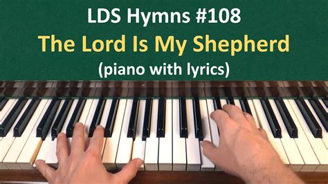 √ Lyric Song lyrics The Lord Is My Shepherd - Mormon …