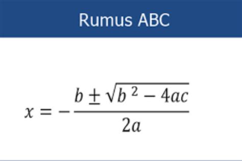 √ Rumus ABC - Pengertian, Contoh Soal dan … - wintechmobiles.com