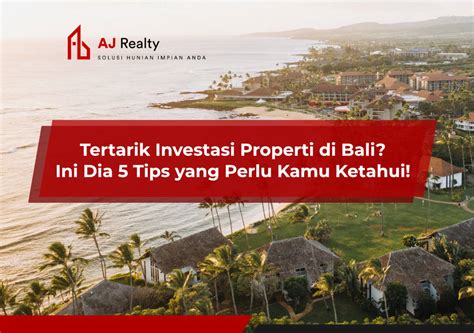 √ Tips Investasi Property di Bali Maret 2026 - balustradellc