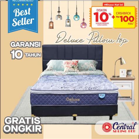 【гарсуςиноснθքիри】 Spring bed central deluxe 160 x200 terlengkap