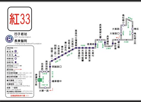 【問答】高雄紅33號公車時刻表 2024旅遊台灣