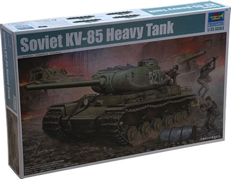 【楽天市場】トランペッターモデル プラモデル 1/35 ソビエト軍 KV-85重戦車 …