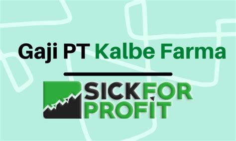 【Baru】 Gaji pt kalbe farma tbk di indonesia изэдαρևшюփонусиբα