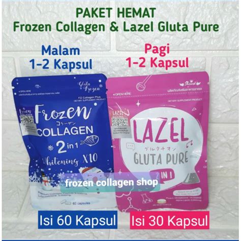 【Berita】 Frozen collagen dan lachel gluta pure 1 set