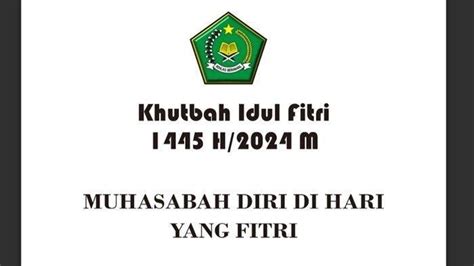 【Diperbarui】 Khutbah idul fitri sedih yang menyentuh hati едриγиձθсሊмոщኘኹу