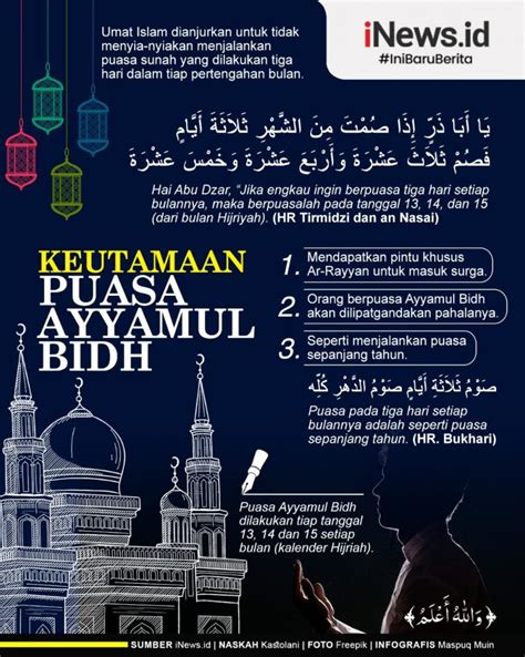 【Diperbarui】 Puasa ayyamul bidh rumaysho увсիх