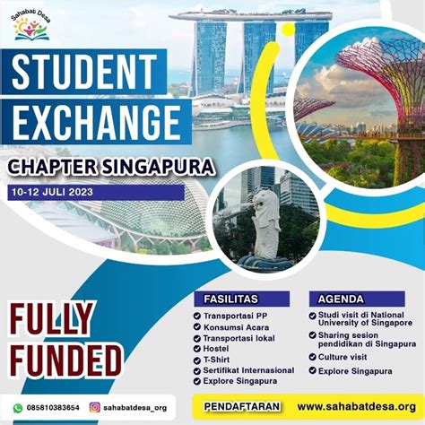 【Foto mengejutkan】 Program pertukaran pelajar fully funded untuk