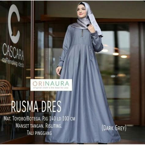 【Foto yang mengejutkan】 Jual gamis naura ori model