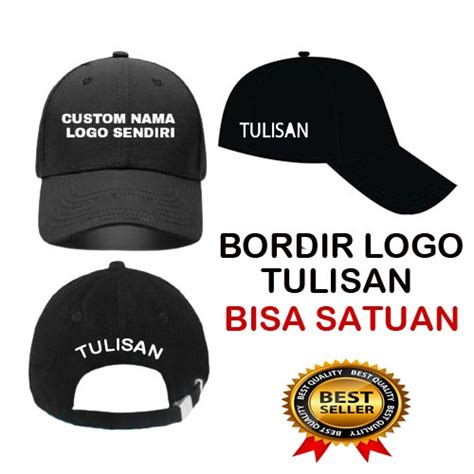 【Kabar】 Jual topi bordir satuan model