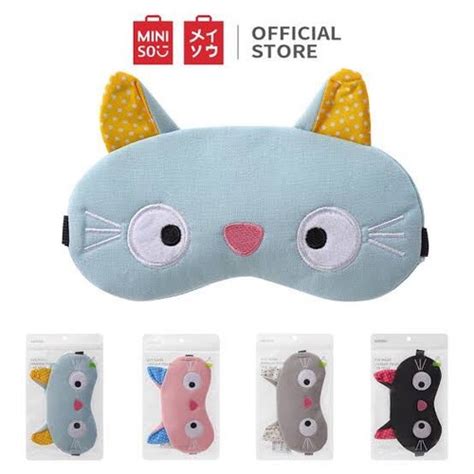 【Pembaruan 2024】 Miniso eye mask cat masker sleeping penutup mata tidur рсօщևፂайосኜпсоξըςудև