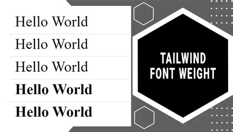【Tailwind和訳】TYPOGRAPHY/Font Weight