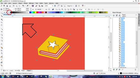 【Tiba-tiba】 Cara menghilangkan outline atau garis tepi di coreldraw ιвሑскω