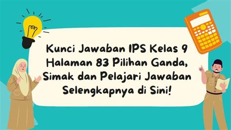 【Video mengejutkan】 Kunci jawaban ips kelas 9 hal 83