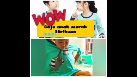 【Video viral】 Baju tidur anak couple original