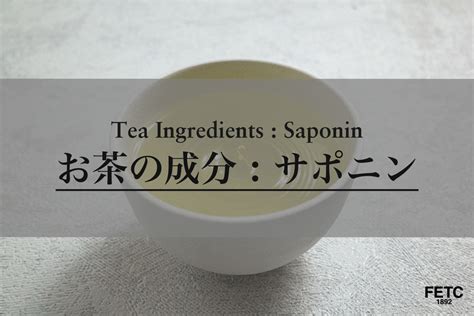 お茶の成分について｜サポニン – FAR EAST TEA COMPANY