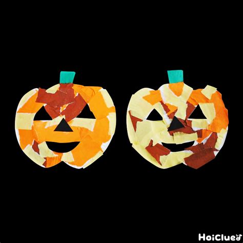 お面にも壁面にもなるカボチャの飾り ハロウィン時期に楽しめる製作遊び 保育や子育てが広がる 遊び と 学び のプラットフォーム ほいくる ハロウィン 飾り ハロウィン 製作 保育 ハロウィン お面