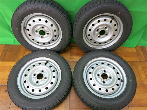 により 20年製‼️バリ山‼️ 155/65R13 エコスES31 軽自動車 夏 …