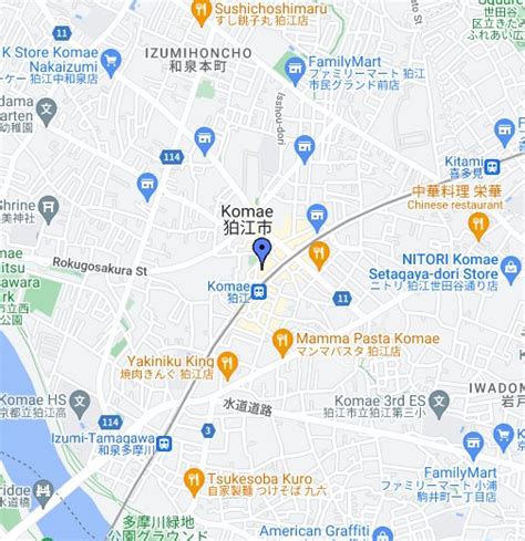 エコルマホール（狛江市民ホール） - Google My Maps