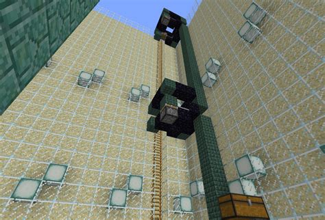 コンパクトで各階止まりのエレベーターを作る マイクラ初心者が行く