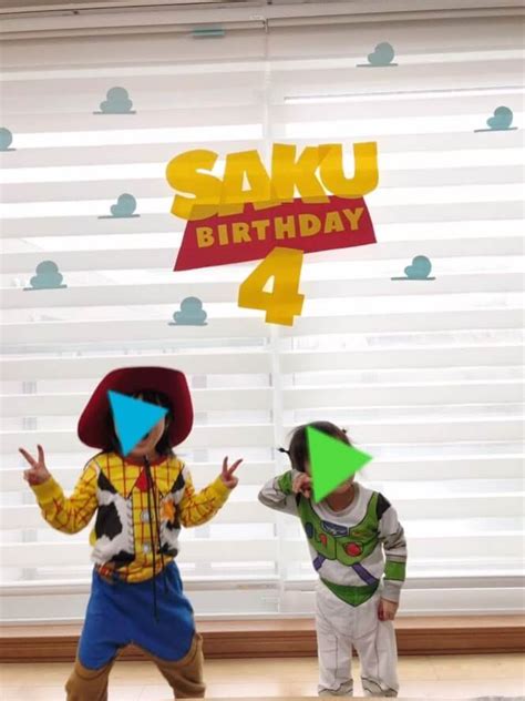 トイストーリー風 誕生日パーティー飾りつけ １００均でお安く簡単diy
