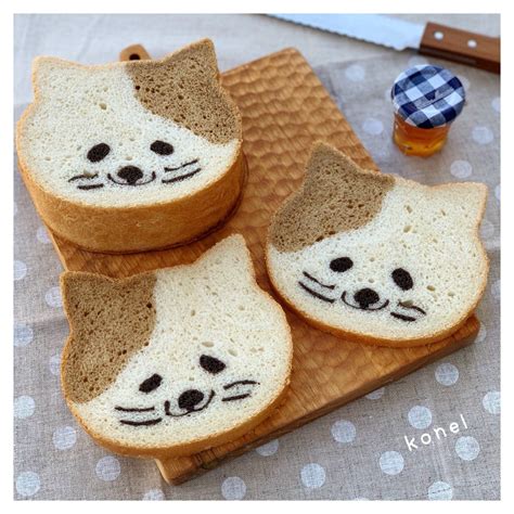 ネコちゃんイラストパン パン教室 Konel こーねる
