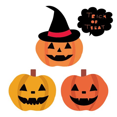 ハロウィンのカボチャやジャック ランタンの漫画イラストのイラスト素材 ベクタ Image 45852855