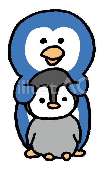 ペンギン親子イラスト No 1029753 無料イラストなら イラストac