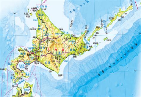 以前、日本人の友達に、日本列島の地図で北海道はその実際の大 …