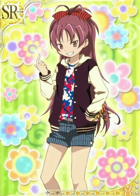 佐倉杏子 さくらきょうこ Sakura Kyoko まどかマギカ イラスト かわいいアニメの女の子