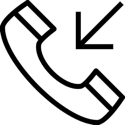 受話器概要 無料のアイコン