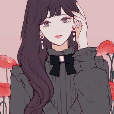 头像和背景图一套女生动漫 女生头像 美头网