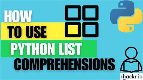 如何用Python编写列表理解 How to Write List Comprehensions with Python Quick博客