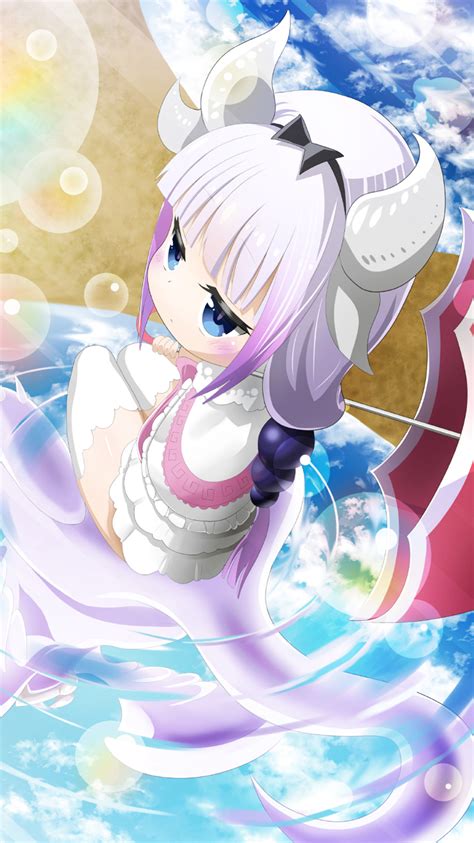 小林さんちのメイドラゴン カンナカムイ Iphone7 750 X 1334 壁紙 Wallpaperboys Com かわいいアニメガール メイドラゴン ドラゴン