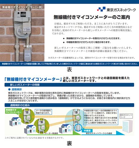 東京ガスネットワーク ： 通信機能付きマイコンメーター