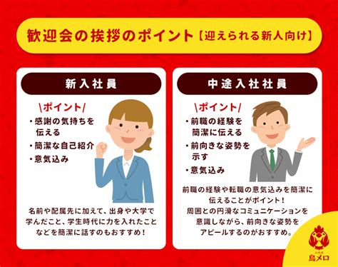 歓迎会での挨拶