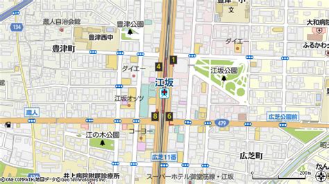 江坂駅周辺マップ - goo地図