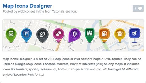 無料で商用利用も可能なマップアイコンが200種類のシンボルから作れる Map Icons Designer Gigazine