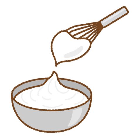 無料イラスト ホイップクリーム