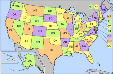 美國各州縮寫列表维基百科，自由的百科全书- 全州