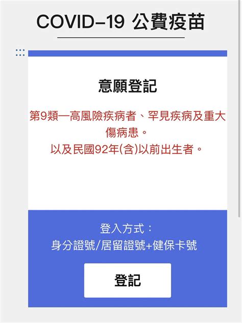 開放18歲以上！非第九類也可 AZ、莫德納疫苗意願登記 生活