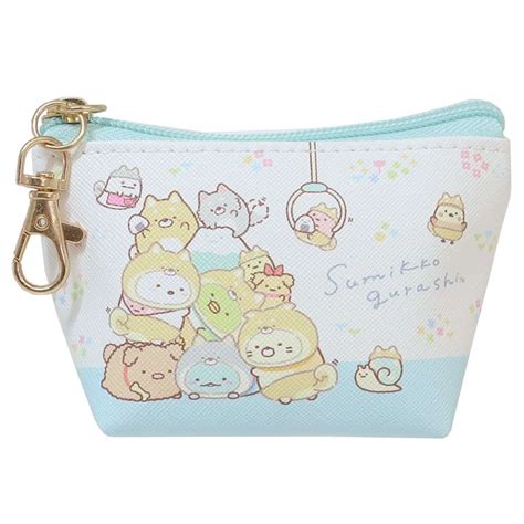 雑貨 かわいい 小物 整理 113804 すみっコぐらしグッズ フラットミニポーチ 価格 交渉 送料無料 パンきょうしつ