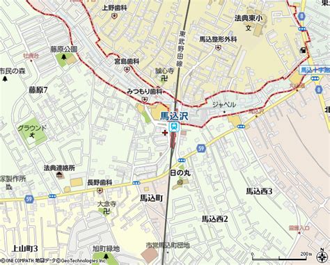 馬込沢駅（船橋市/駅）の地図｜地図マピオン - Mapion