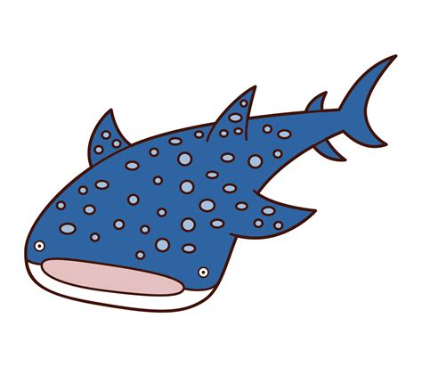 고래 상어 일러스트