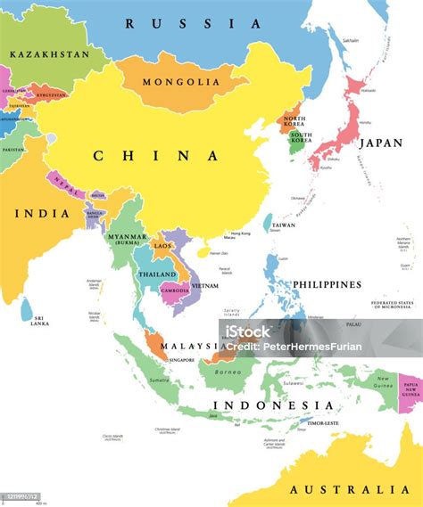 고화질 동아시아 지도