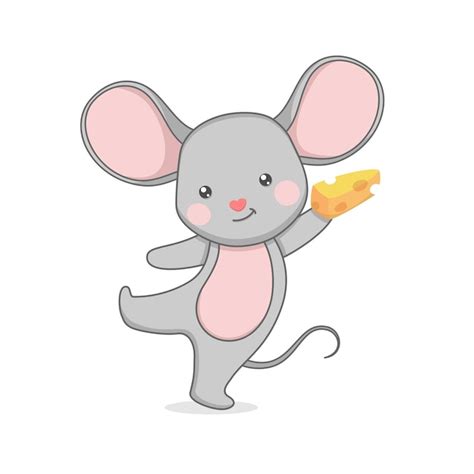 귀여운 쥐 캐릭터